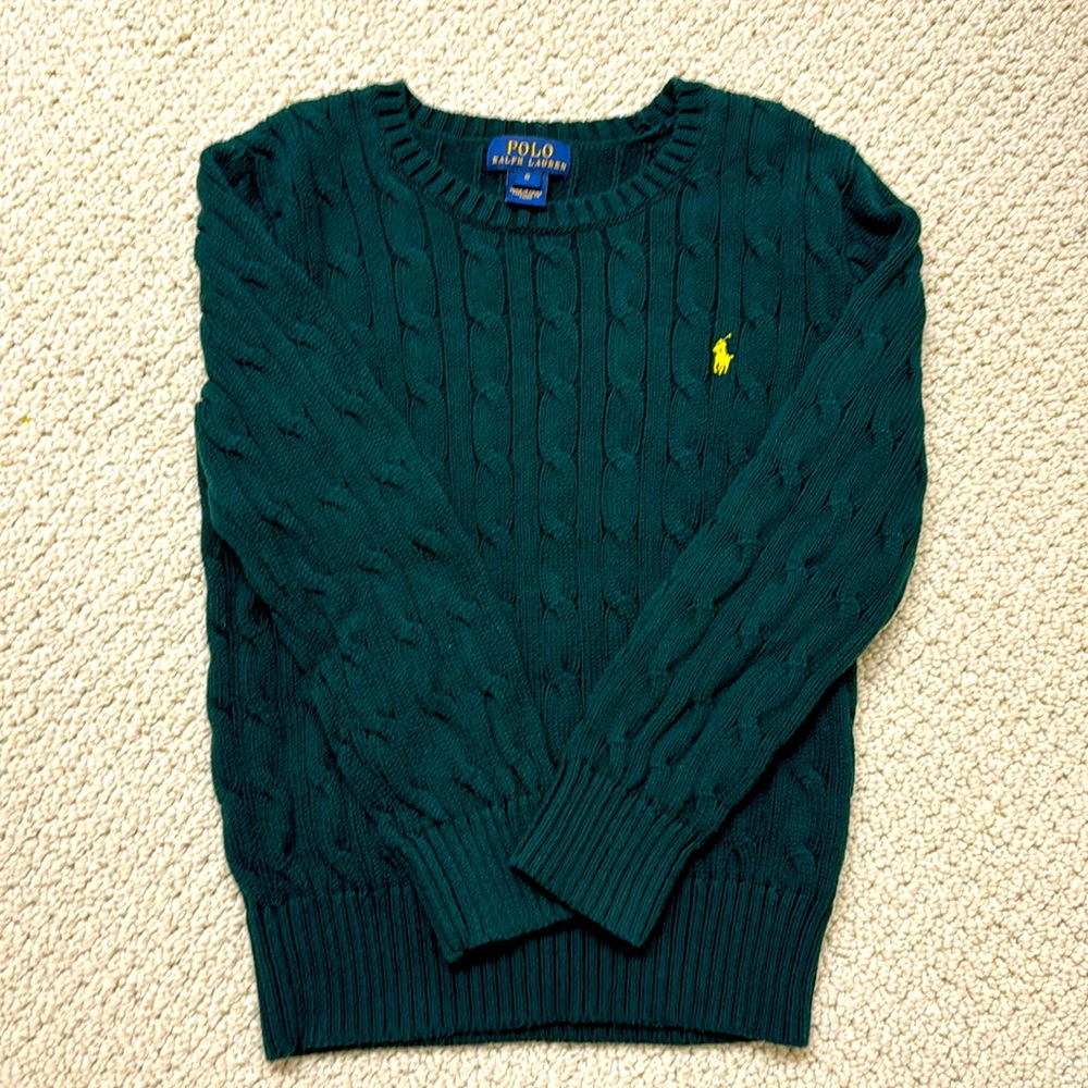 Polo Ralph Lauren boys cable sweater, size 6